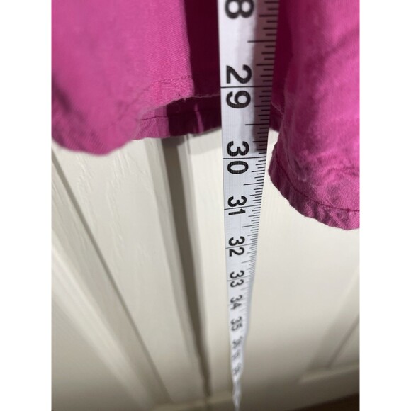 Denim 24/7 Silk Embroidered Floral Crochet Magenta Office Casual 16w Boho - Picture 7 of 12